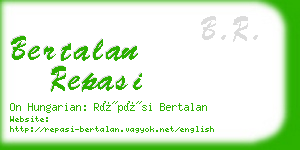 bertalan repasi business card
